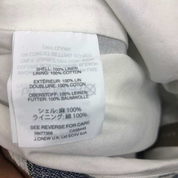 NWT J. Crew Womens Point Sur Tie-Waist Linen Skirt - Picture 8 of 8